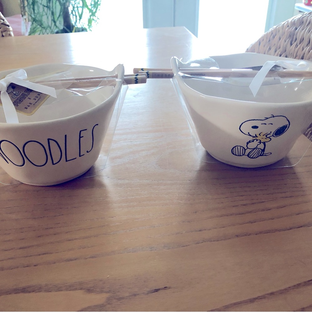 Rae Dunn Snoopy Noodle bowl